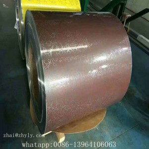 3003 Alloy PE / PVDF Belagd stuckaturpräglad aluminiumspole med hantverkspapper